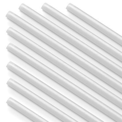 Трубочка полимерная для шаров, флагштоков и сахарной ваты БЕЛАЯ