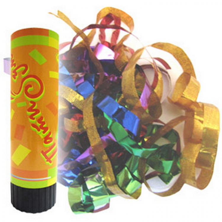 Хлопушка пружинная фольгированное конфетти