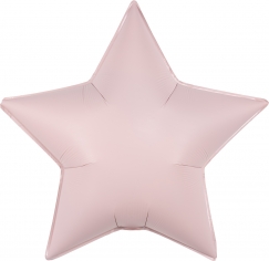 Шар Звезда Сатин  Розовый (в упаковке)  